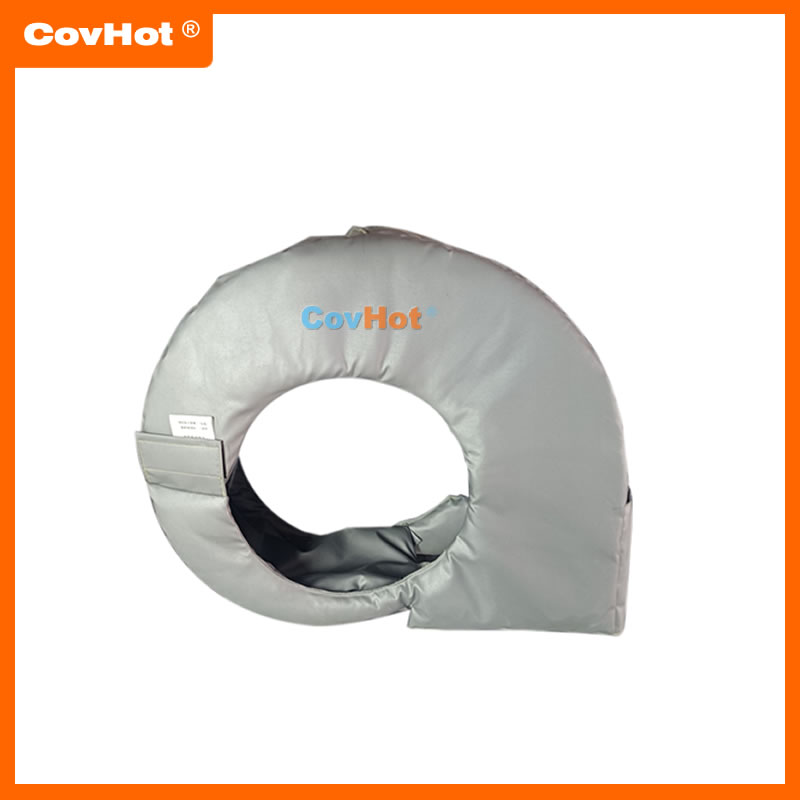 工業(yè)風(fēng)機可拆卸式保溫衣,耐高溫防火耐酸堿